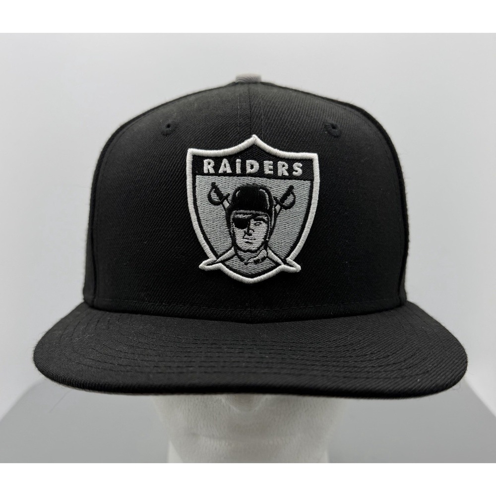 Las Vegas Raiders New Era 9FIFTY Hat Snapback Black Oakland Los Angeles OSFM